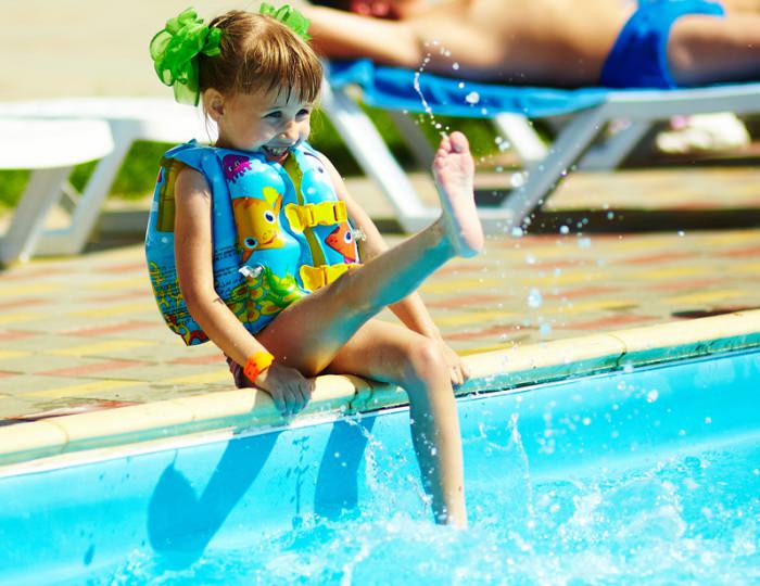 Детское отделение в открытом бассейне - Санаторий «Малая бухта»